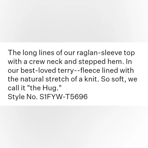 Eileen Fisher Cozy Brushed Terry Raglan-Sleeve Tunic size XS - Picture 11 of 11